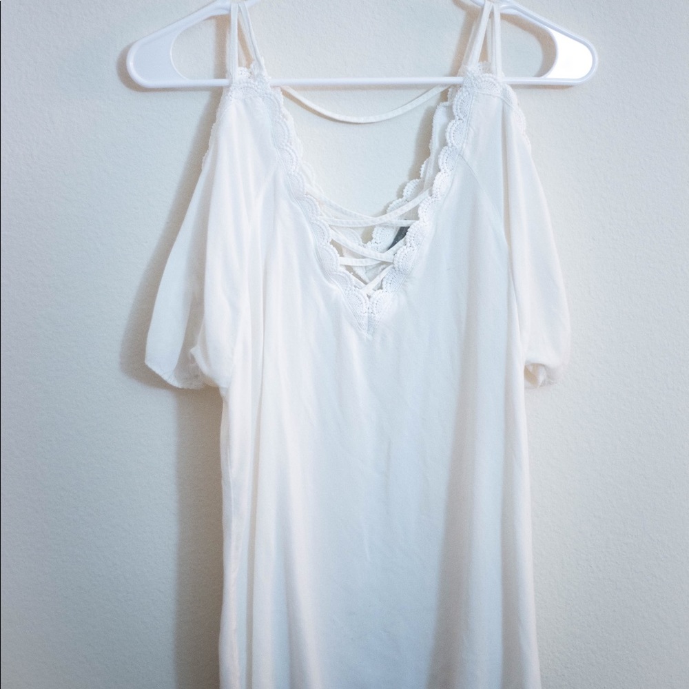 White Charlotte Russe blouse